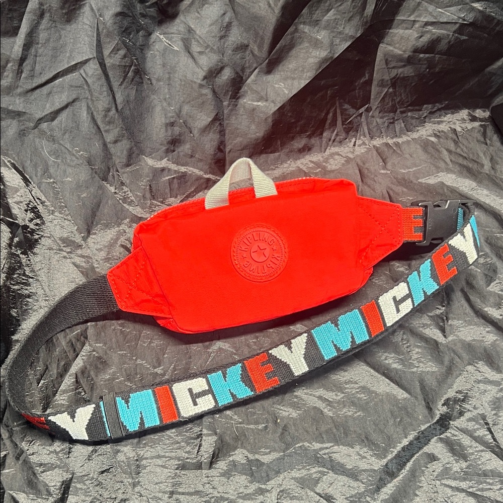 Kipling Mickey Mouse Waist Belt Bag Fanny Pack - Picture 4 of 6